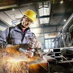 Metabo WE15-150 Quick 13.5 Amp 6 in. Angle Grinder with TC Electronics and Lock-On Sliding Switch