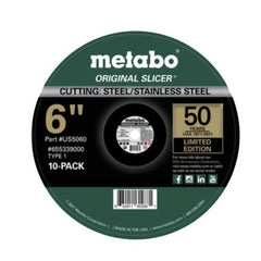 Metabo 10-Pack 50th Anniversary Limited Edition 6 in. Original Slicers