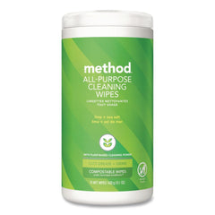 Method 1 Ply All Purpose Cleaning Wipes - White Lime and Sea Salt (6/Carton)