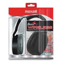 Maxell Bass 13 Wireless Headphone with Mic - Black
