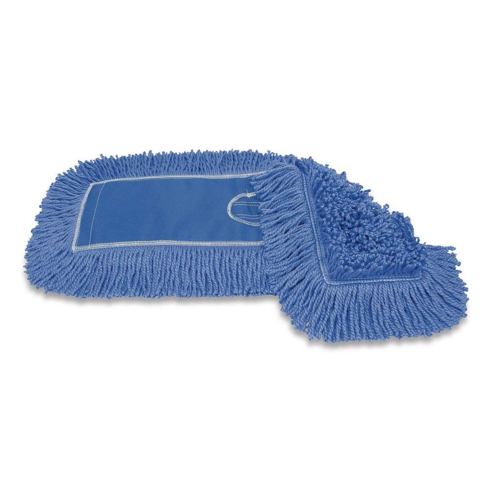 Nexstep Commercial Products MaxiTwist Microfiber Dust Mops, Microfiber, 24-in x 5-in, Blue