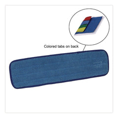 Nexstep Commercial Products MaxiPlus Microfiber Pads, 18-in, Blue