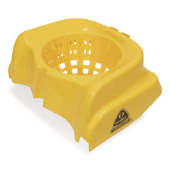 Nexstep Commercial Products MaxiRough Institutional Mop Bucket and Wringer, 35 qt, Yellow