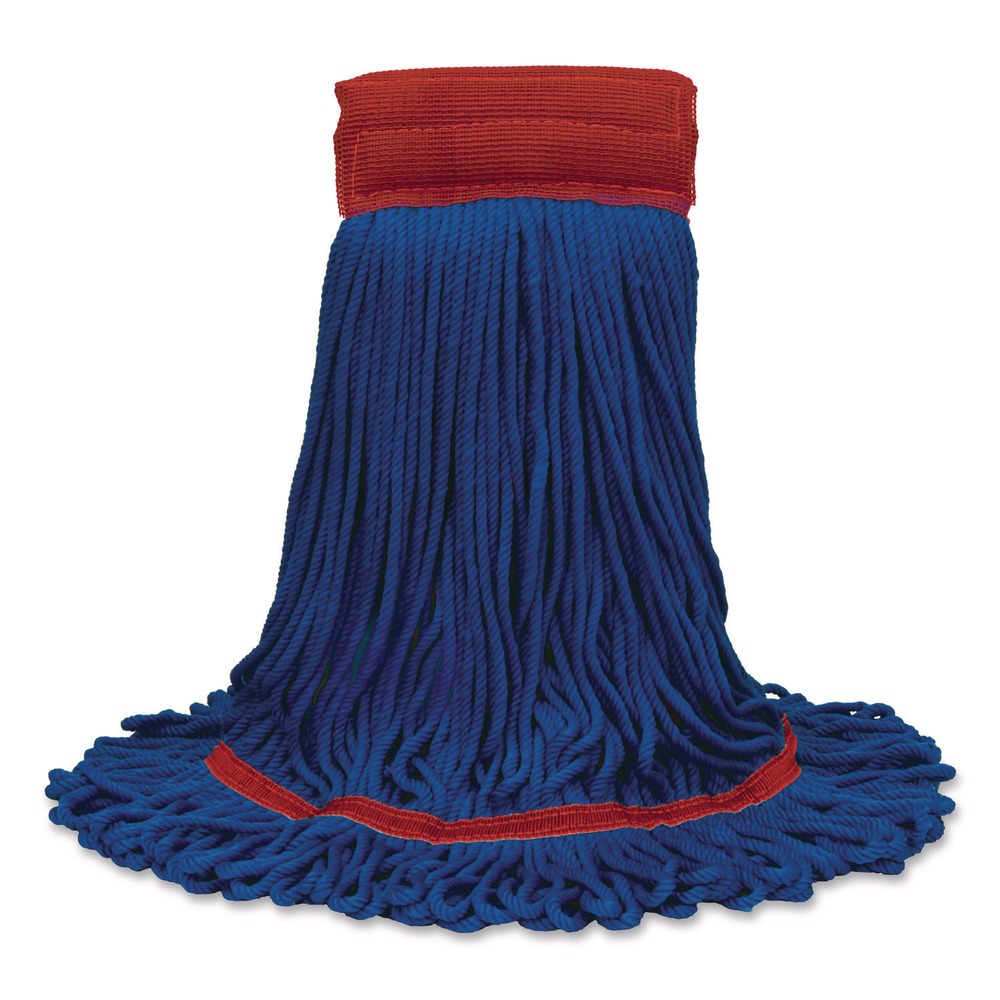 Nexstep Commercial Products MaxiPlus Microfiber Loop-End Mop, Microfiber, 24 oz, Blue