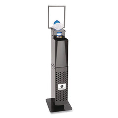 Sani Professional 12 in. x 14.5 in. x 51.5 in. Pop-Up Floorstand - Black