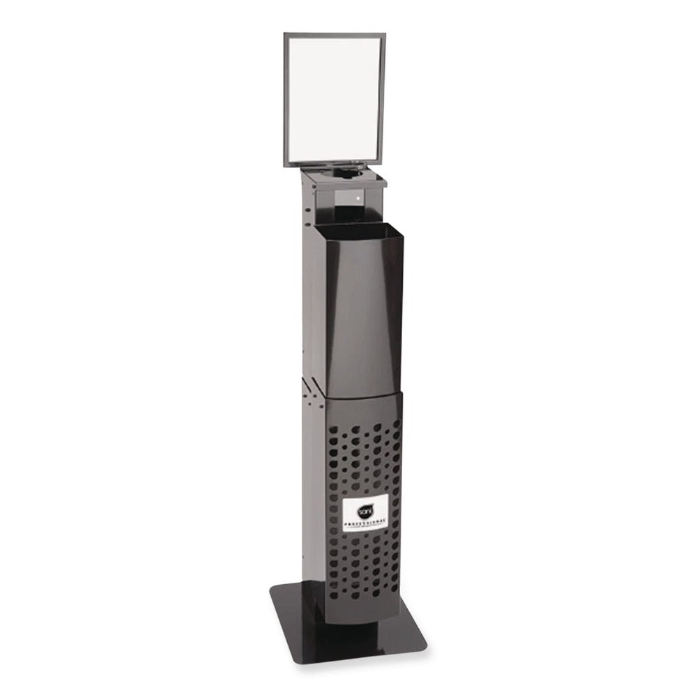 Sani Professional 12 in. x 14.5 in. x 51.5 in. Pop-Up Floorstand - Black