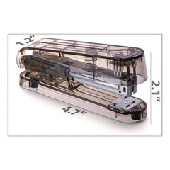 Officemate Three-Piece Desk Set Stapler Tape Dispenser with Tape Pencil Cup