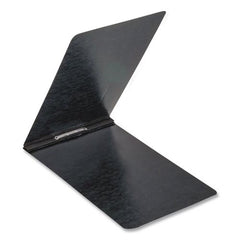 Oxford 8.5 in. x 11 in. Two-Pronged PressGuard Report Cover with Reinforced Top Hinge - Black