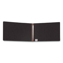 Oxford 8.5 in. x 11 in. Two-Pronged PressGuard Report Cover with Reinforced Top Hinge - Black
