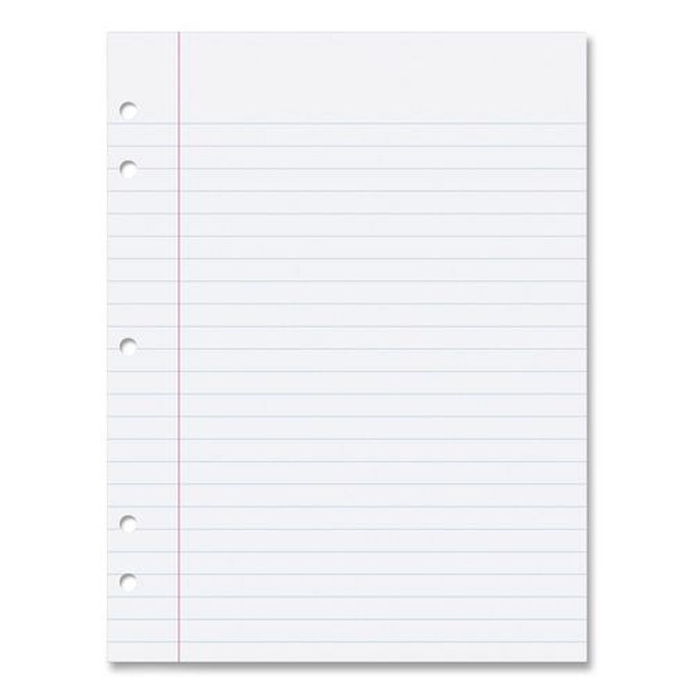 Pacon 8 in. x 10.5 in. 5-Hole Wide/Legal Rule Composition Paper (500/Pack)