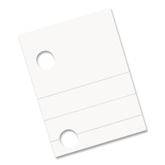 Pacon 8 in. x 10.5 in. 5-Hole Wide/Legal Rule Composition Paper (500/Pack)
