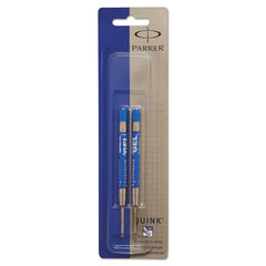 Parker Parker Medium Conical Tip Retractable Gel Ink Roller Ball Pens Refill - Blue Ink (2/Pack)