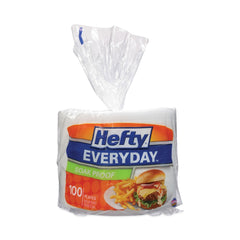 Hefty 8.88 in. Soak Proof Tableware Foam Plates - White (6 Packs/Carton)