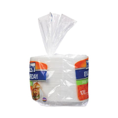 Hefty 8.88 in. Soak Proof Tableware Foam Plates - White (6 Packs/Carton)