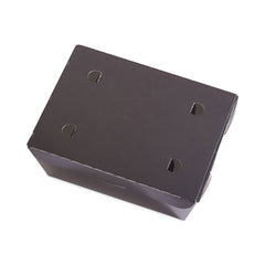 Pactiv Corp. NOB03B 66 oz 6.5 x 4.5 x 3.25 EarthChoice OneBox Paper Box - Black (160/Carton)