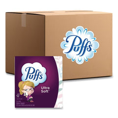 Puffs Ultra Soft 2-Ply Facial Tissue - White (24/Carton)