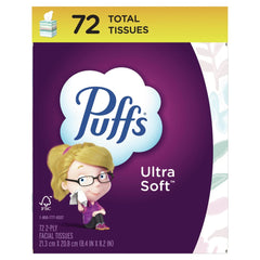Puffs Ultra Soft 2-Ply Facial Tissue - White (24/Carton)