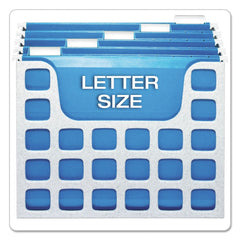 Pendaflex 6 in. Long Desktop File with Hanging Folders - Letter Size/Granite