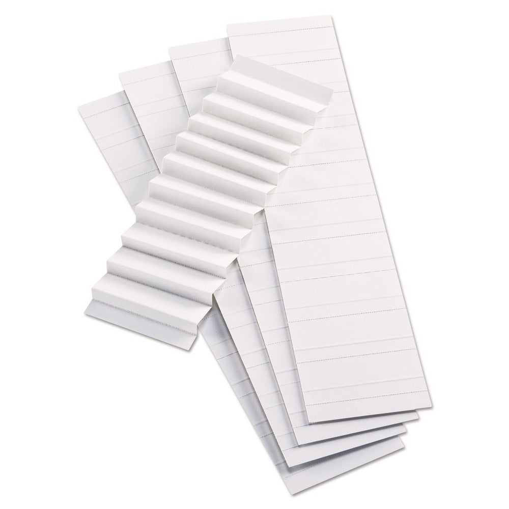 Pendaflex 2 in. Wide 1/5-Cut Blank Inserts for Hanging File Folders - White (100/Pack)