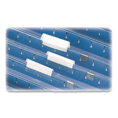 Pendaflex 2 in. Wide 1/5-Cut Blank Inserts for Hanging File Folders - White (100/Pack)
