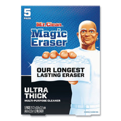 Mr. Clean 4.6 in. x 2.3 in. 1.2 in. Thick Ultra-Thick Magic Eraser - White (10/Carton)
