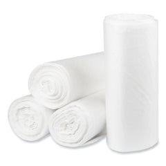 Pitt Plastics Eco Strong Plus 40 in. x 46 in. 16 mic 40 Gallon Can Liners - Natural (250/Carton)