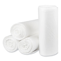 Pitt Plastics 37 in. x 50 in. 1.35 mil 44 gal. Eco Strong Plus Can Liners - Natural (100/Carton)