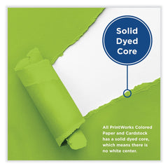 PrintWorks Professional 8.5 in. x 11 in. 65 lbs. Text Weight Color Cardstock - Emerald Green (1-Ream)