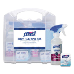 PURELL 4.5 in. x 11.88 in. x 11.5 in. One Clamshell Case Body Fluid Spill Kit (1/Carton)