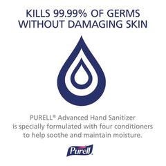 PURELL 5456-04 1,200 mL Gel Advanced Hand Sanitizer TFX Refill - Unscented (4/Carton)
