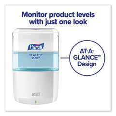 PURELL 6430-01 1200 mL 5.25 in. x 8.8 in. x 12.13 in. ES6 Soap Touch-Free Dispenser - White (1/Carton)