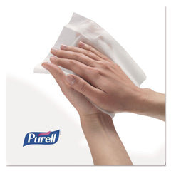 PURELL 9111-12 5.78 in. x 7 in. Premoistened Hand Sanitizing Wipes - Fresh Citrus, White