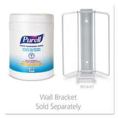 PURELL 9113-06 6.75 in. x 6 in. Fresh Citrus Sanitizing Hand Wipes - White, (6/Carton)