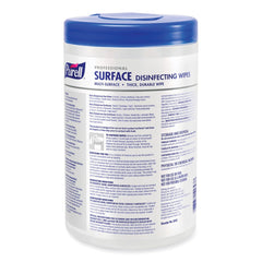 PURELL 7 in. x 8 in. 1-Ply Professional Surface Disinfecting Wipes - Fresh Citrus/White (6/Carton)