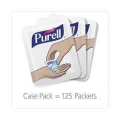 PURELL 1.2 mL Advanced Single-Use Gel Hand Sanitizer Packet - Fragrance-Free (1500/Carton)
