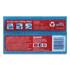 Brillo 21034 Estracell 4.5 in. x 2.75 in. No-Scratch Kitchen Sponges - Blue (8/Carton)