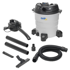 Quipall 1200-Watt 8.3 Gallon Plastic Tank Wet/Dry Vacuum