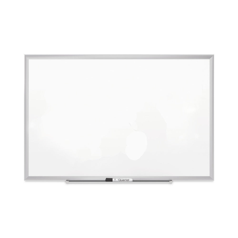 Quartet Classic Series 72 x 48 Porcelain Magnetic Dry Erase Board - White Surface/Silver Aluminum Frame