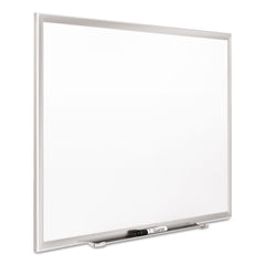 Quartet Classic Series 72 x 48 Porcelain Magnetic Dry Erase Board - White Surface/Silver Aluminum Frame