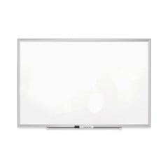 Quartet Classic Series 72 x 48 Porcelain Magnetic Dry Erase Board - White Surface/Silver Aluminum Frame