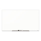 Quartet InvisaMount 50 x 28 Magnetic Glass Marker Board - White Surface