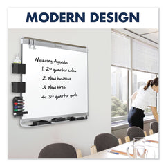 Quartet Prestige 2 Duramax 48 in. x 36 in. Magnetic Porcelain Whiteboard - Mahogany