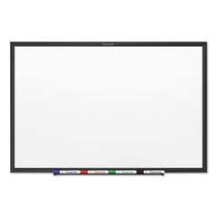 Quartet Classic Series Nano-Clean 48 x 36 Dry Erase Board - White Surface/Black Aluminum Frame