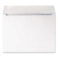Quality Park 9 in. x 12 in. #10 1/2 Cheese Blade Flap Gummed Closure Open-Side Booklet Envelope - White (250/Box)