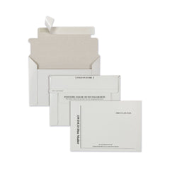 Quality Park 8.5 in. x 6 in. Square Flap Redi-Strip Closure Disk/CD Foam-Lined Mailers - White (25/Box)