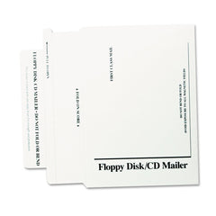 Quality Park 8.5 in. x 6 in. Square Flap Redi-Strip Closure Disk/CD Foam-Lined Mailers - White (25/Box)
