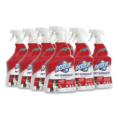 RESOLVE 19200-99850 Pet Specialist 32 oz. Trigger Spray Bottle Stain and Odor Remover - Citrus (12/Carton)