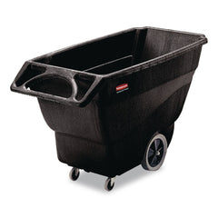 Rubbermaid Commercial 151 gal. 600 lbs. Capacity Plastic Structural Foam Tilt Truck - Black