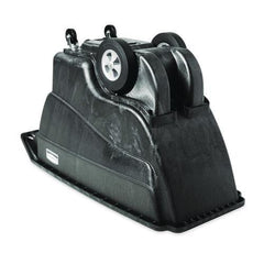 Rubbermaid Commercial 151 Gallon 1000 lbs. Capacity Plastic Structural Foam Tilt Truck - Black