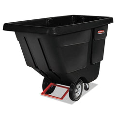 Rubbermaid Commercial 202 gal. 450 lbs. Capacity Plastic Rotomolded Tilt Truck - Black
